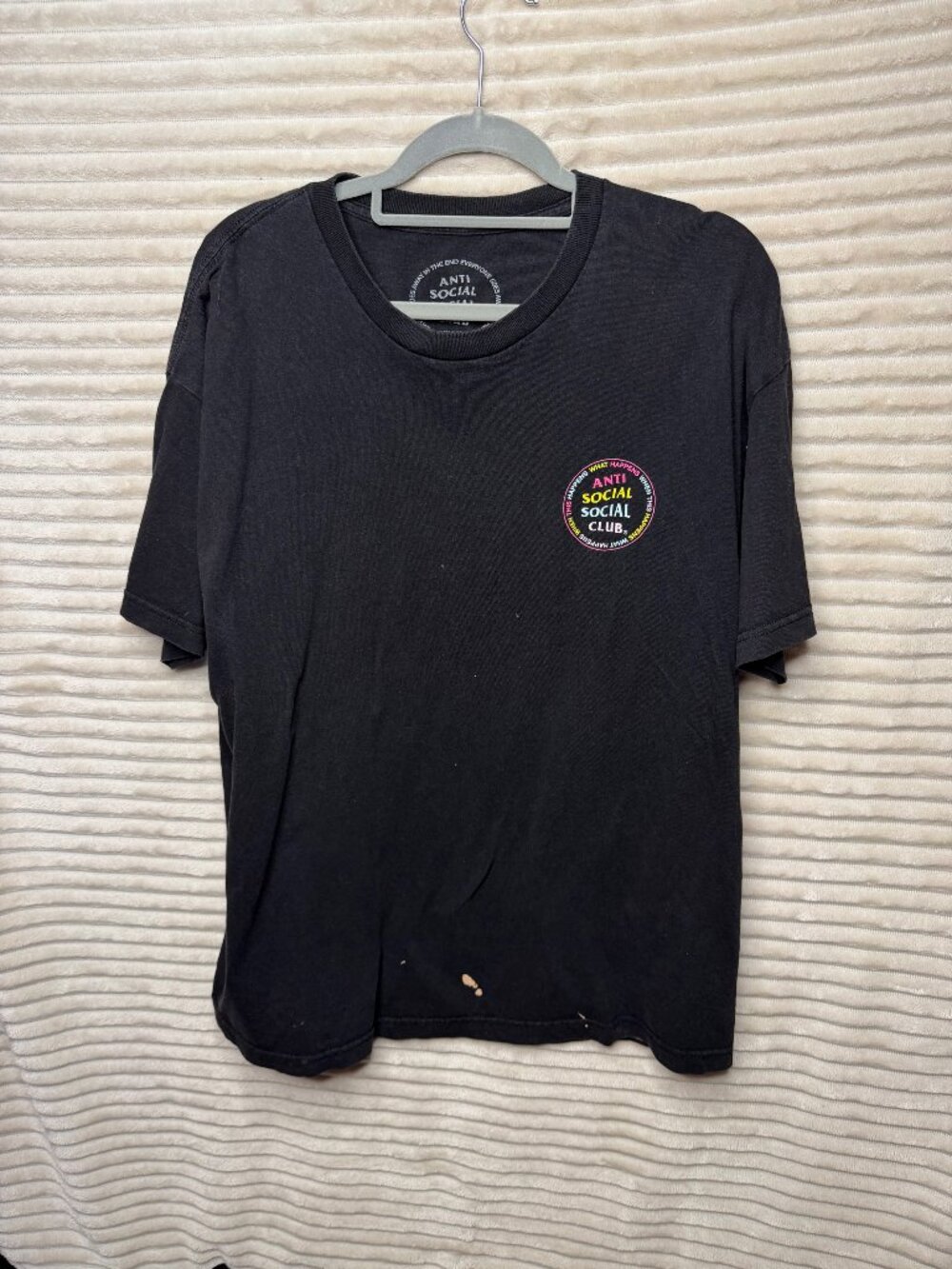 Anti Social Social Club T-Shirt XL Black Graphic
